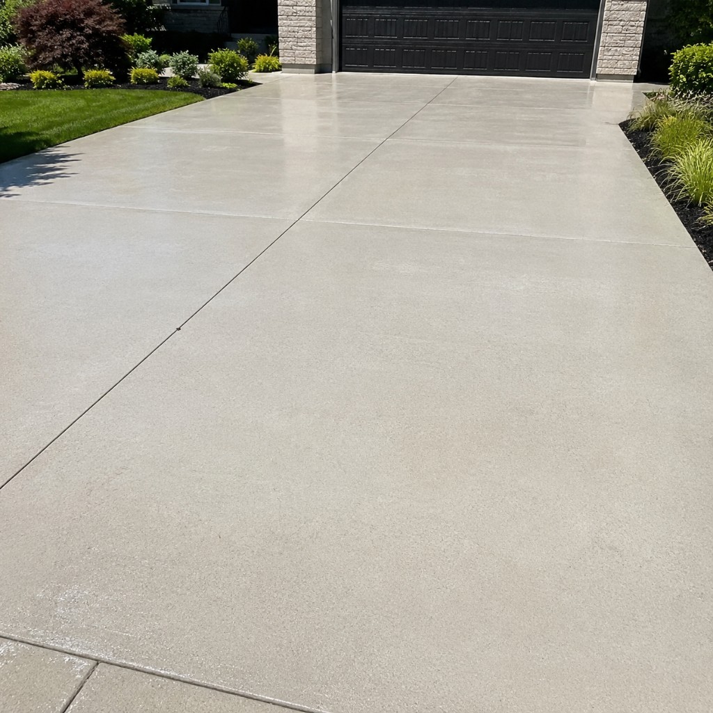 Concrete cleaning — after